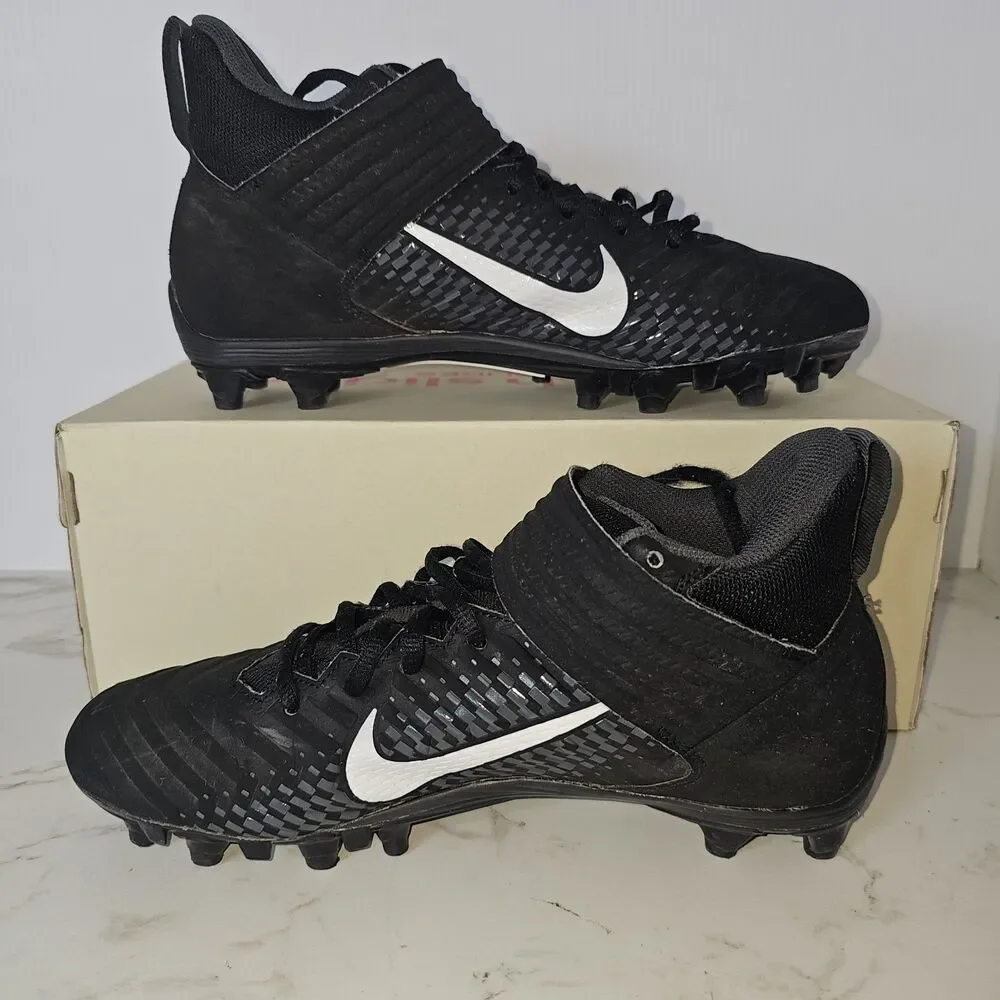 Nike Alpha Menace Pro Football Cleats Men Shoe Size 8.5 Black AQ8154-001